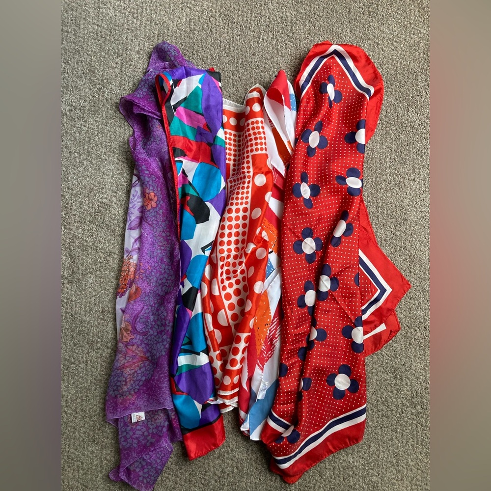 5 Vintage Scarves